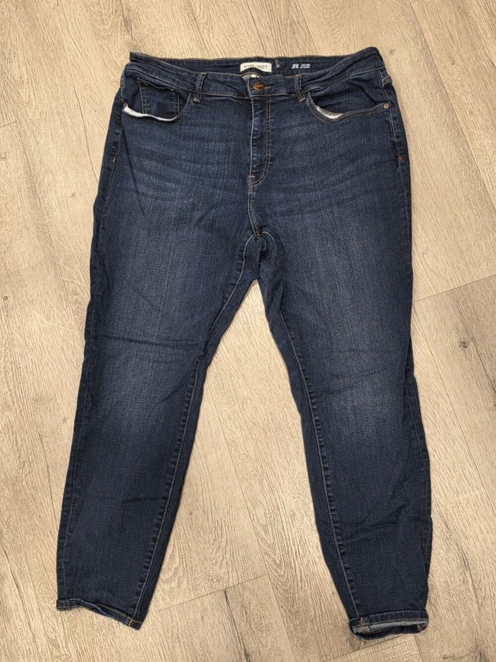 Warp + Weft JFK New York City Skinny Jeans Size 18 Womens Dark wash